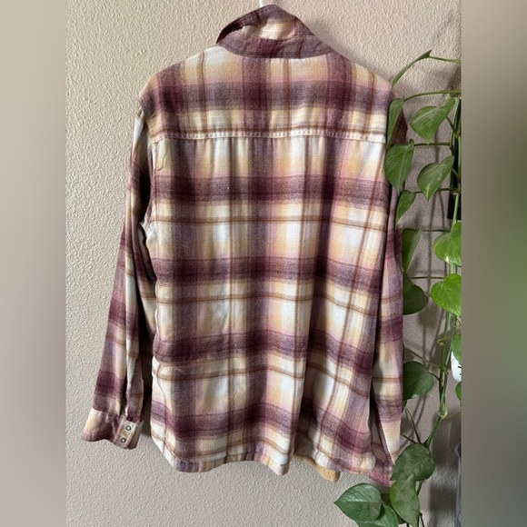 Stillwater Supply Co Flannel Adult Plaid Casual Outdoors shacket - Picture 4 of 4